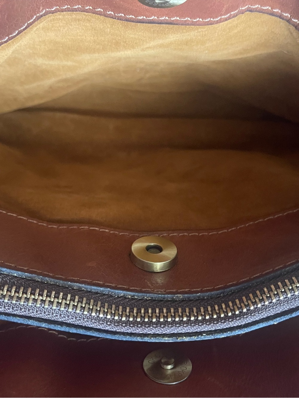 Patricia Nash Map-Print Satchel with Brass Ring Handle in Brown - Picture 12 of 16
